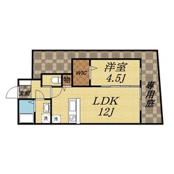 川西池田駅 徒歩9分 1階の物件間取画像